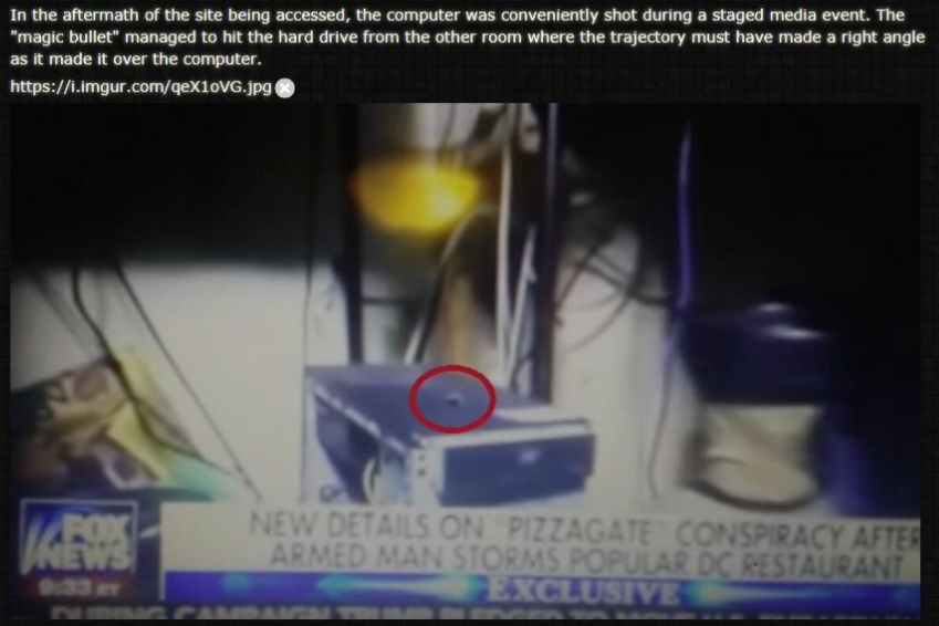 video - In the aftermath of the site being accessed, the computer was conveniently shot during a staged media event. The