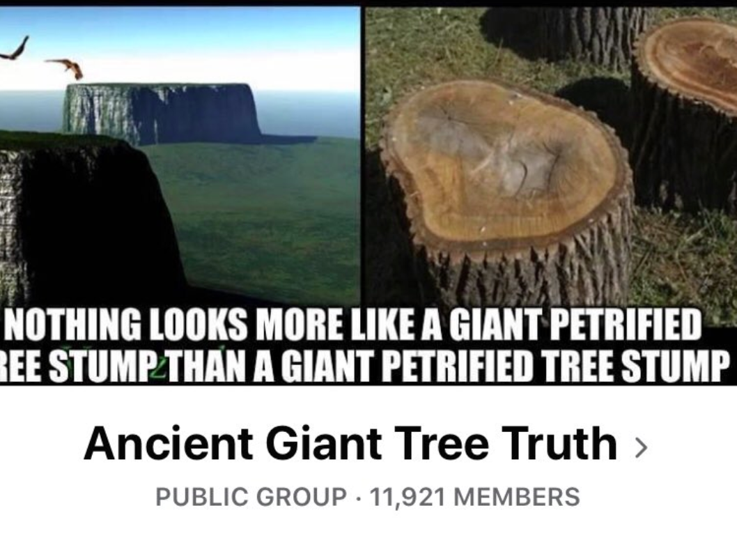 Ancient Tree Truther Pages Are Next Level Crazy