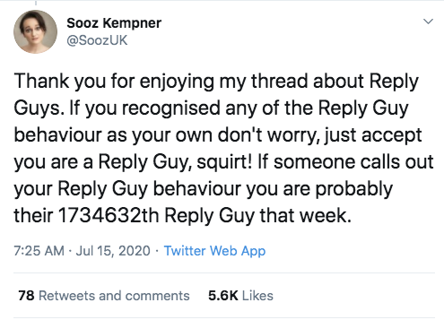 game of thrones dexter tweet - Sooz Kempner Thank you for enjoying my thread about Guys. If you recognised any of the Guy behaviour as your own don't worry, just accept you are a Guy, squirt! If someone calls out your Guy behaviour you are probably their 