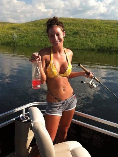 hot fishing girl