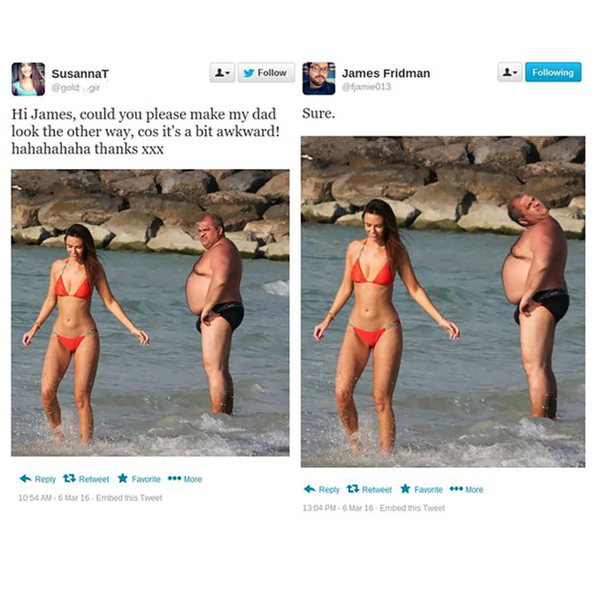 James Fridman's Newest Photoshop Troll - What Happens When You Ask the Wrong Guy for Photoshop Help