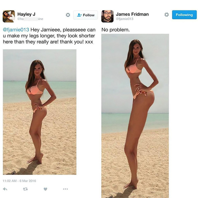 James Fridman's Newest Photoshop Troll - What Happens When You Ask the Wrong Guy for Photoshop Help