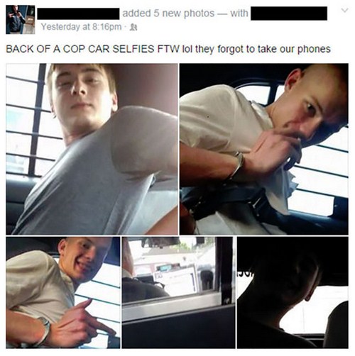 funny quotes in car selfies - added 5 new photos with Yesterday at pm Back Of A Cop Car Selfies Ftw lol they forgot to take our phones