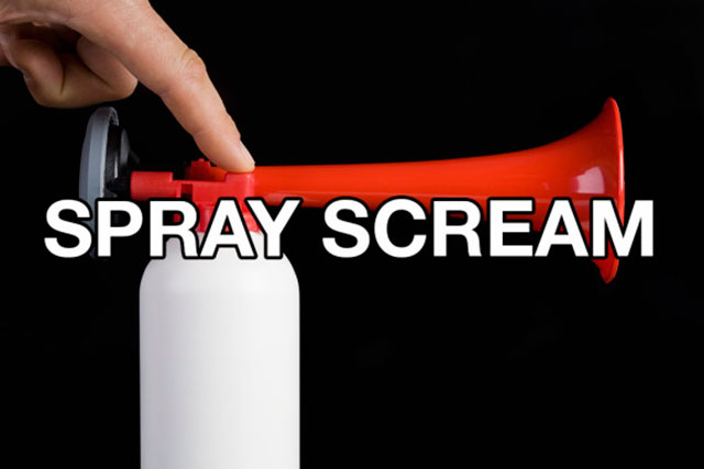 funny name new and improved names for boring everyday things - Spray Scream