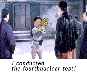 nuclear test....