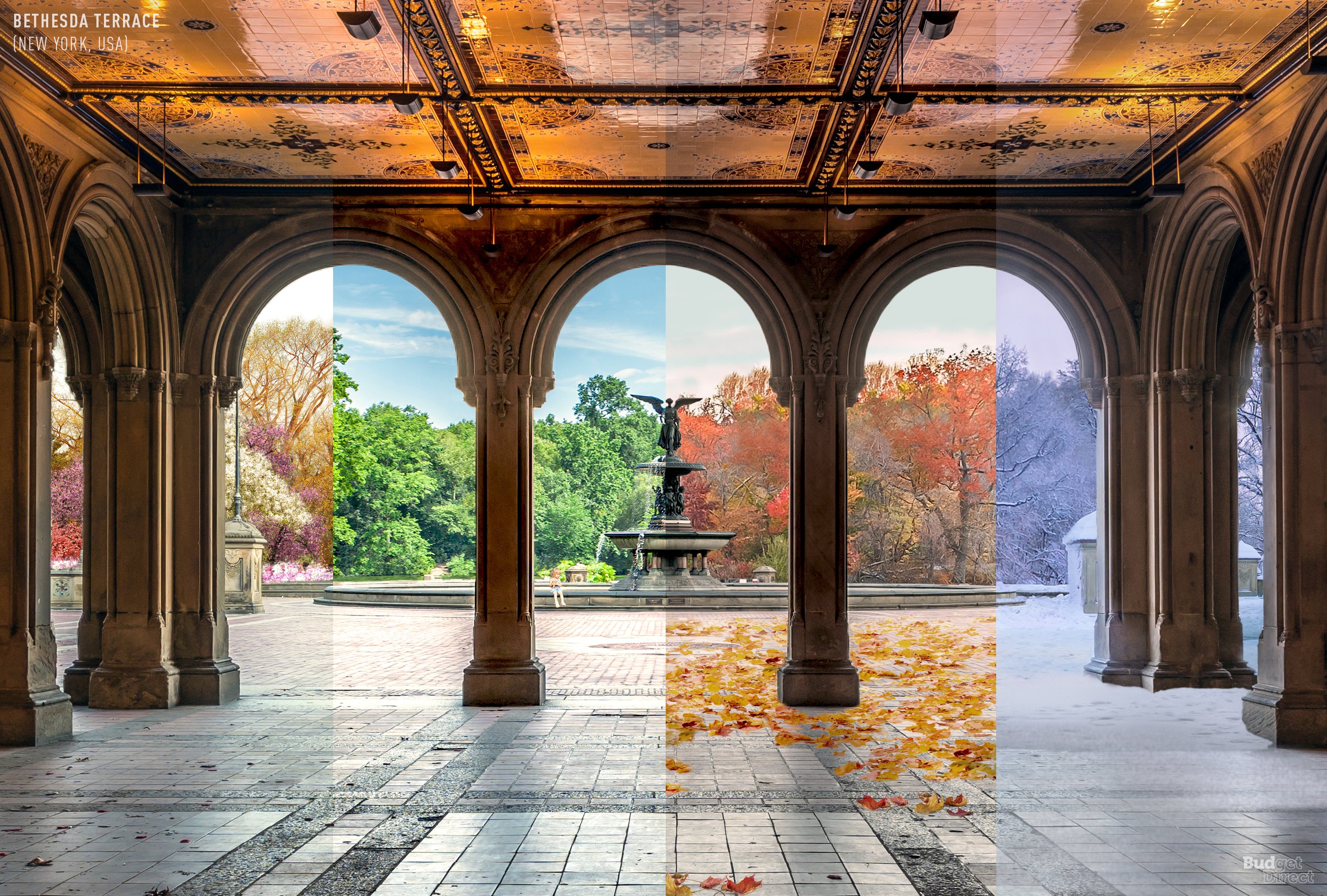 bethesda terrace new york - Bethesda Terrace New York Usa Orria