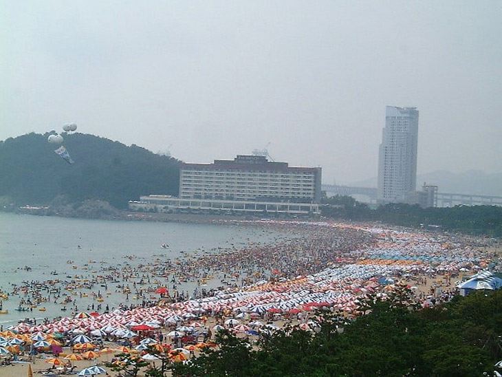 Day at the Beach in Korea