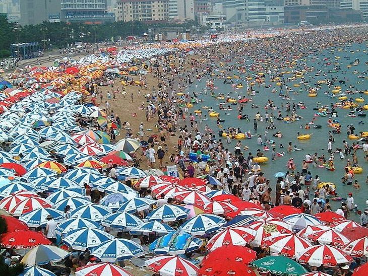 Day at the Beach in Korea