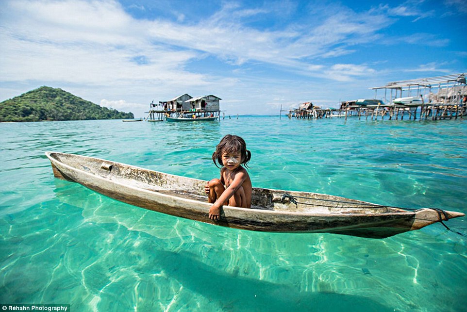 The Sama-Bajau people of the Southeast Asian coast rarely go on land, have no nationality, no currency and spear fish without scuba equipment or tanks.