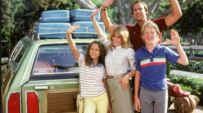 National Lampoon’s: Vacation (1983) - This movie brings an all-star cast together including Chevy Chase, Beverly D'Angelo, Randy Quaid, Dana Barron, Anthony Michael Hall and John Candy. The Griswold’s travel across the country to Walley World on their annual family vacation. However the trip is  plagued by accidents and misunderstandings that take the family to the brink of insanity.