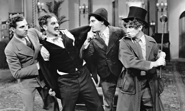 Duck Soup (1933) -  This film by the Marx brothers brings all the quick-quip, slapstick and fantastic writing together for one of the greatest comedies of all time. In 1990 the United States Library of Congress praised Duck Soup as being "culturally, historically, or aesthetically significant" and entered it into the National Film Registry.