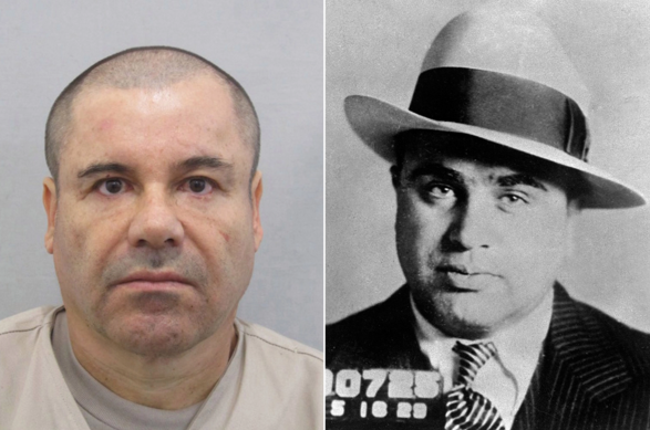 He is the first person to be named public enemy no. 1 in Chicago since Al Capone, due to the fact that his cartel supplies Chicago’s drug trade with most of it’s product. "Of the two, Guzmán is by far the greater threat. ... And he has more power and financial capability than Capone ever dreamed of,” says Art Belik, executive vice president of Chicago’s Crime Commission.