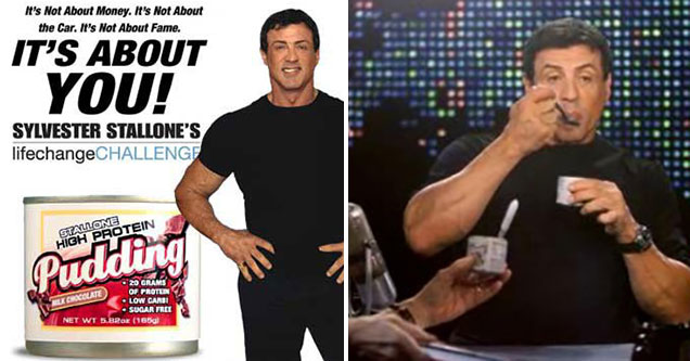 sylvester stallone protein pudding - It's Not About Money. It's Not About the Car. It's Not About Fame. It'S About You! Sylvester Stallone'S lifechangeCHALLENGE Hn Photein Pudding Rolate 20 Grams Of Protein Low Canti Suar Teit 165 Net Wto