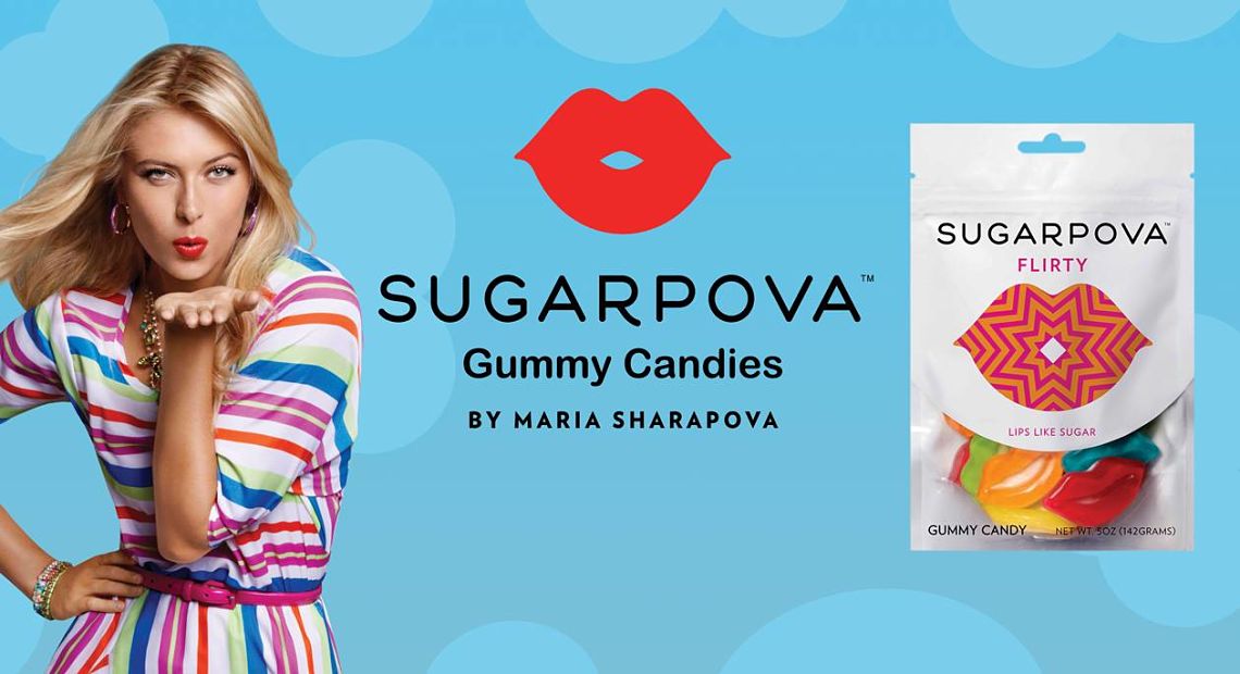 sharapova sweets - Sugarpova Flirty Sugarpova Gummy Candies By Maria Sharapova Lips Sugar Gummy Candy Nepwt 5OZ 142GRAMS