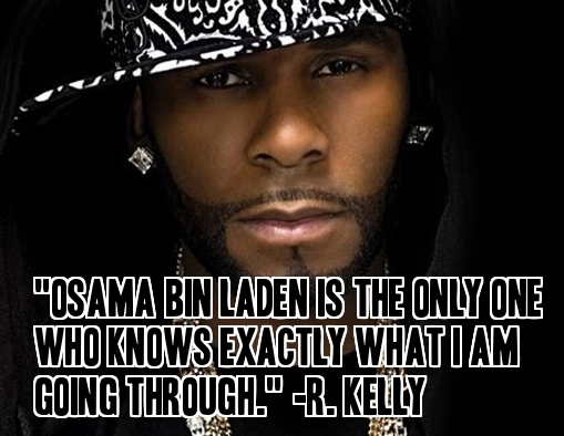 ...R. Kelly musing on his legal troubles