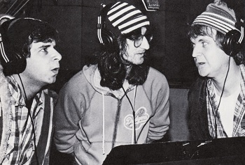 Rick Moranis and Geddy Lee have been friends since grade school. When Moranis' SCTV character Bob Mackenzie became popular, he was offered the opportunity to record a single called "Take Off" he sought the help of his classmate, and Geddy Lee would go on to huge success with the band Rush, but "Take Off" remains his highest charting single.