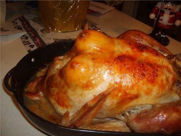 This Turkey has clearly been cosmetically enhanced.