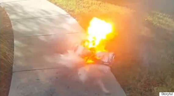 hoverboard explosion