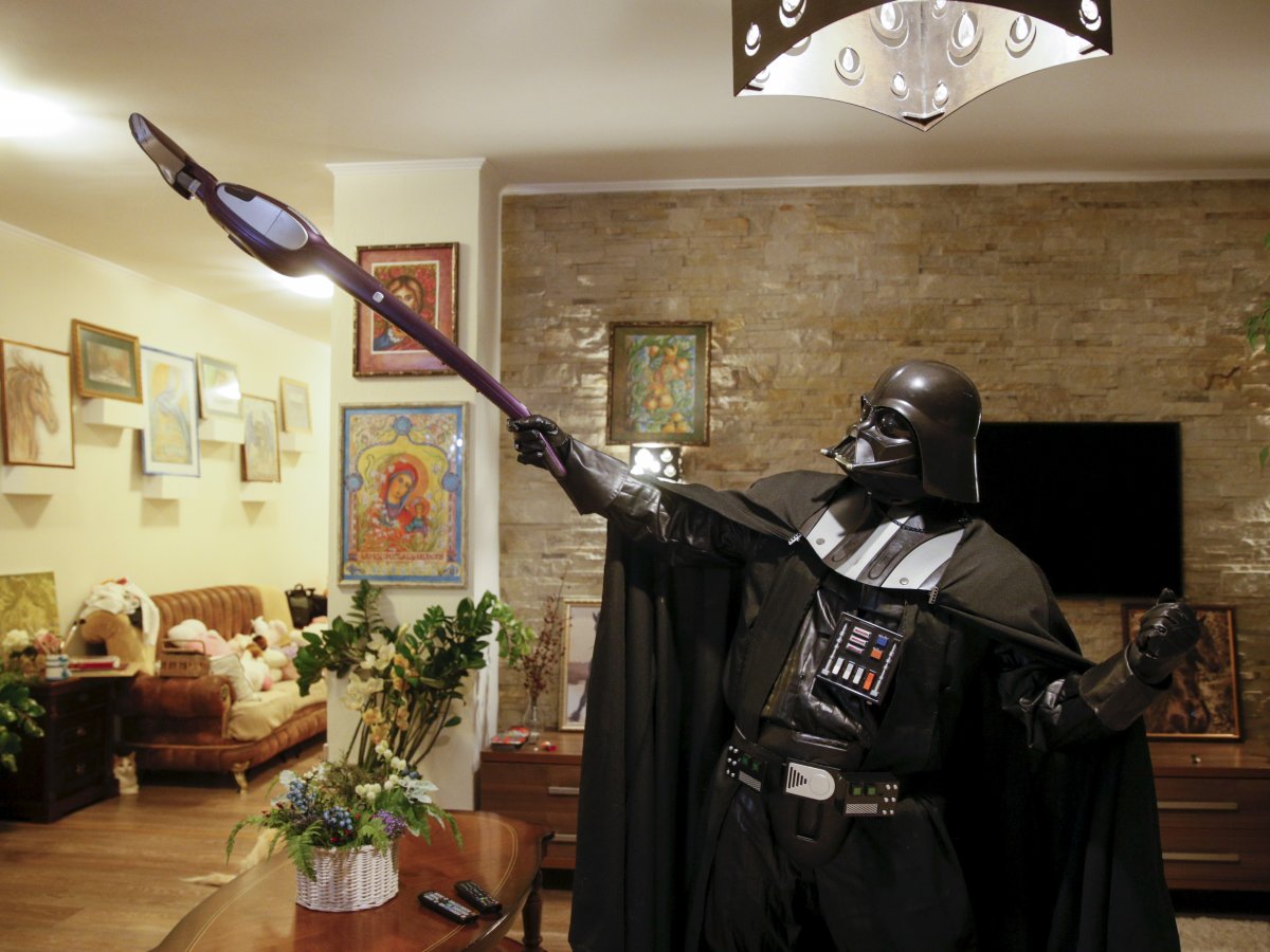 Vader battles hard to reach dust.