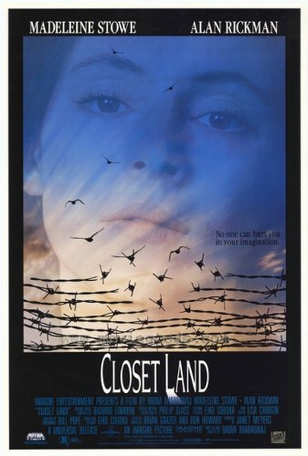 Closet Land (1991): This is a weird one. Alan is a nameless interrogator questioning a woman accused of conspiring against the government. Definitely don’t get high and watch this because you’ll get claustrophobic and scared and you won’t be able to finish your Sour Patch kids because you’ll think they’re trapped in your interrogation room-mouth.
