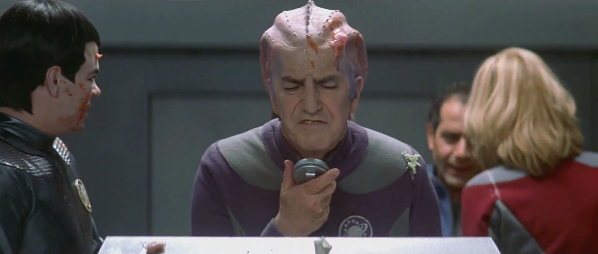 Galaxy Quest (1999): Alan is the bitter, insecure, prosthetically-enhanced jewel at the center of this shit show/crown. He's angsty and fucking magnificent.