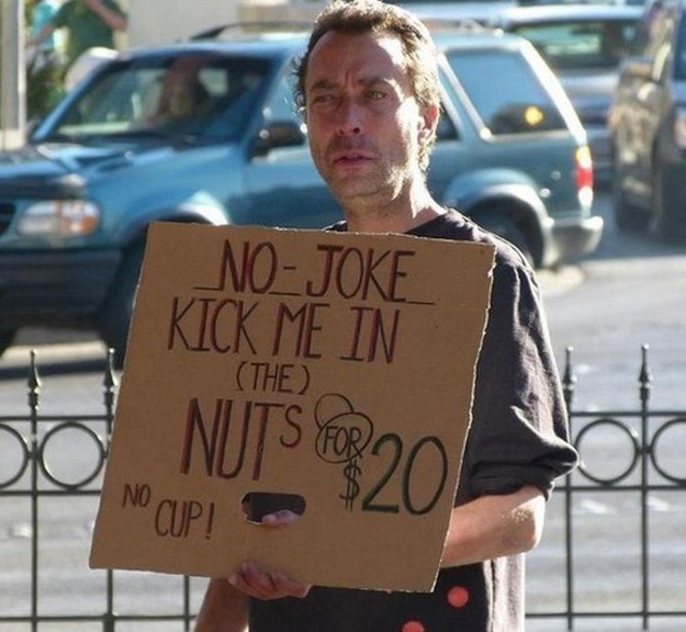 Funny Homeless Signs That Are Clever And Creative.
