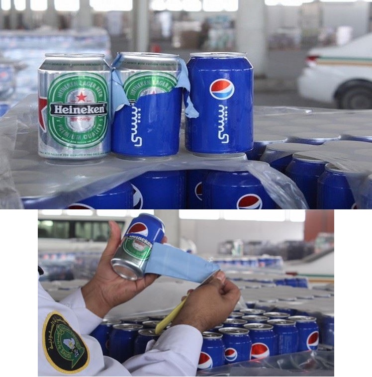 How to get beer in Saudi Arabia. The smugglers are probably getting decapitated by the state soon.