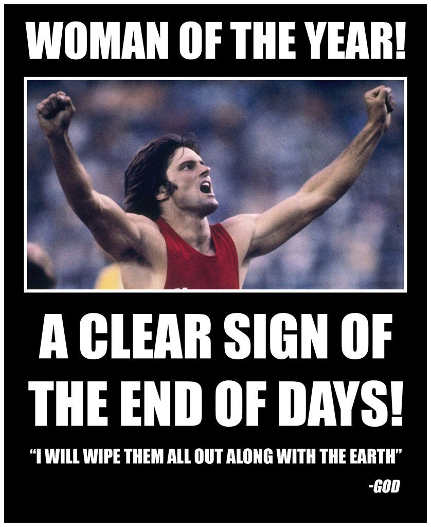 bruce jenner olympics - Woman Of The Year! A Clear Sign Of The End Of Days! "I Will Wipe Them All Out Along With The Earth" God