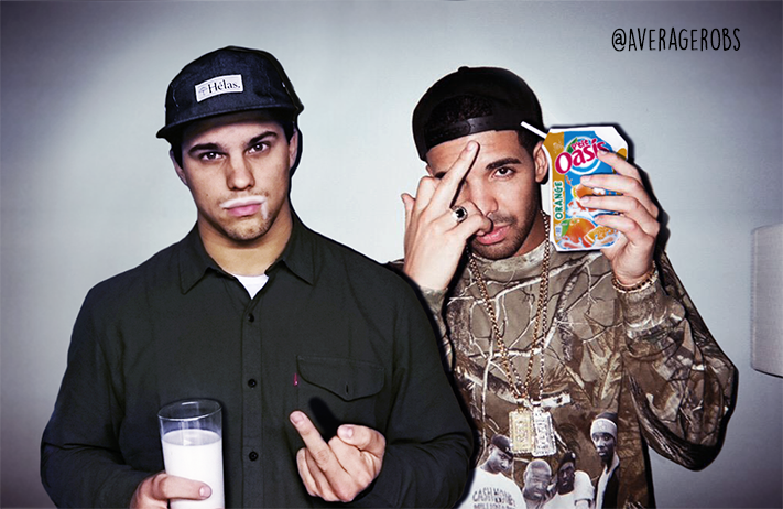 Double trouble. #Drake