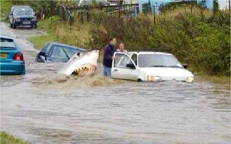 CNN- This flooded highway was the scene of a horrific shark attack. Just another reason to not drive through roads that are under water.  The names of these folks have not been released, however, they were the recent recipients of 4.5 million dollars from Mark Zuckerberg.