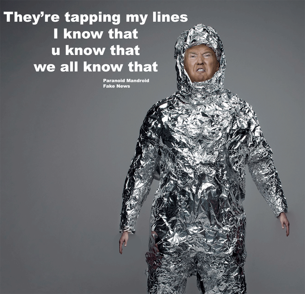 taplines trump paranoid