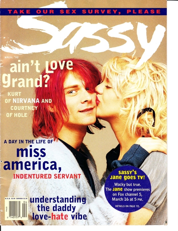 nostalgic courtney love and kurt cobain - Take Our Sex Survey, Please april '92 ain't Love grand? Kurt Of Nirvana And Courtney Of Hole A Day In The Life Of miss america, Indentured Servant sassy's Jane goes Tv! Wacky but true. The Jane show premieres on F