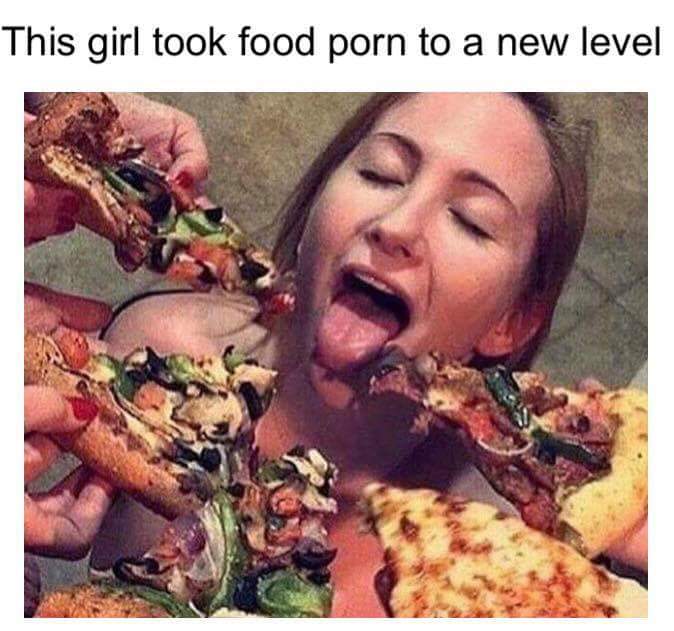 eating - This girl took food porn to a new level