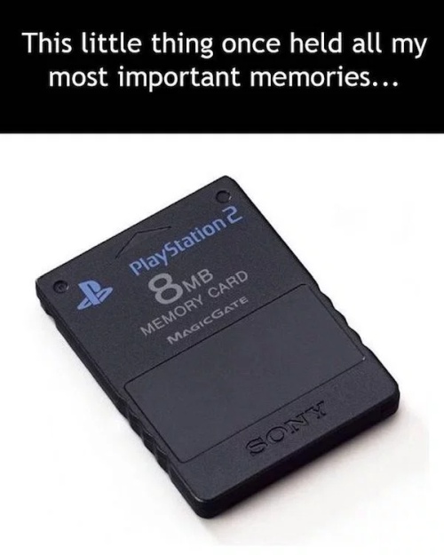 memory card ps2 - This little thing once held all my most important memories... PlayStation 2 dB Omb Memory Card Magicgate Sony