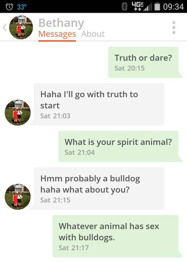 15 Awkward AF Tinder Conversations That Will Kill The Mood