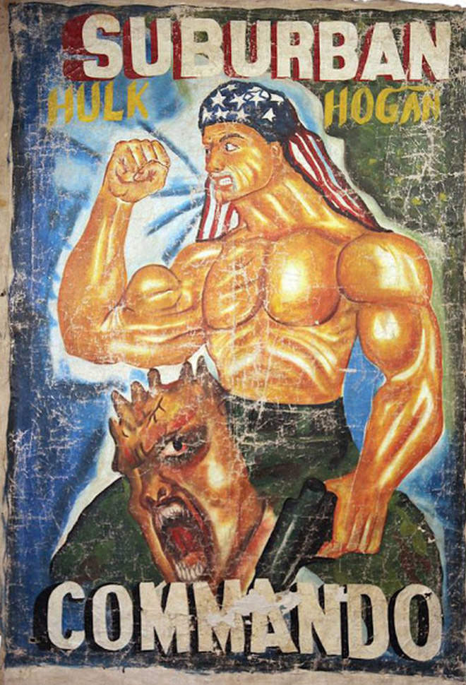 This art form in African countries was at its peak during the 1980s and 1990s. During this time, artists would let their imagination run wild in order to create posters that would never fail to draw audiences to Africa’s dilapidated cinema halls, so they used their fantasy to add scenes, weapons, and characters that didn’t even exist in the original movie. Enjoy!