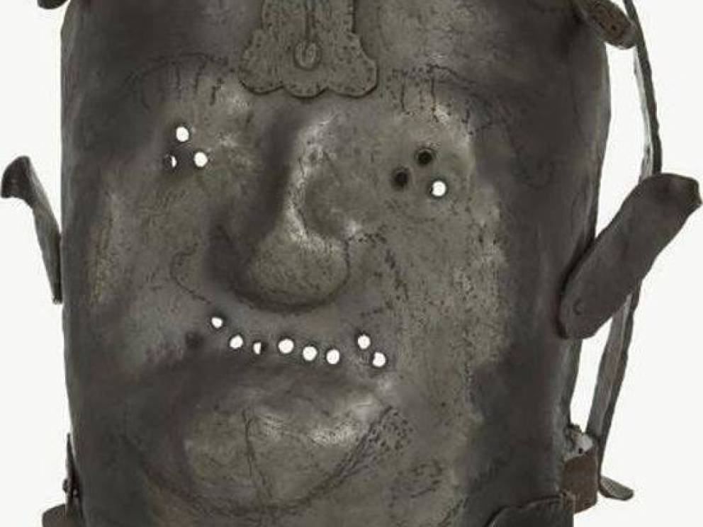 Crazy Face: 
This mask was used on patients suffering form insanity.
