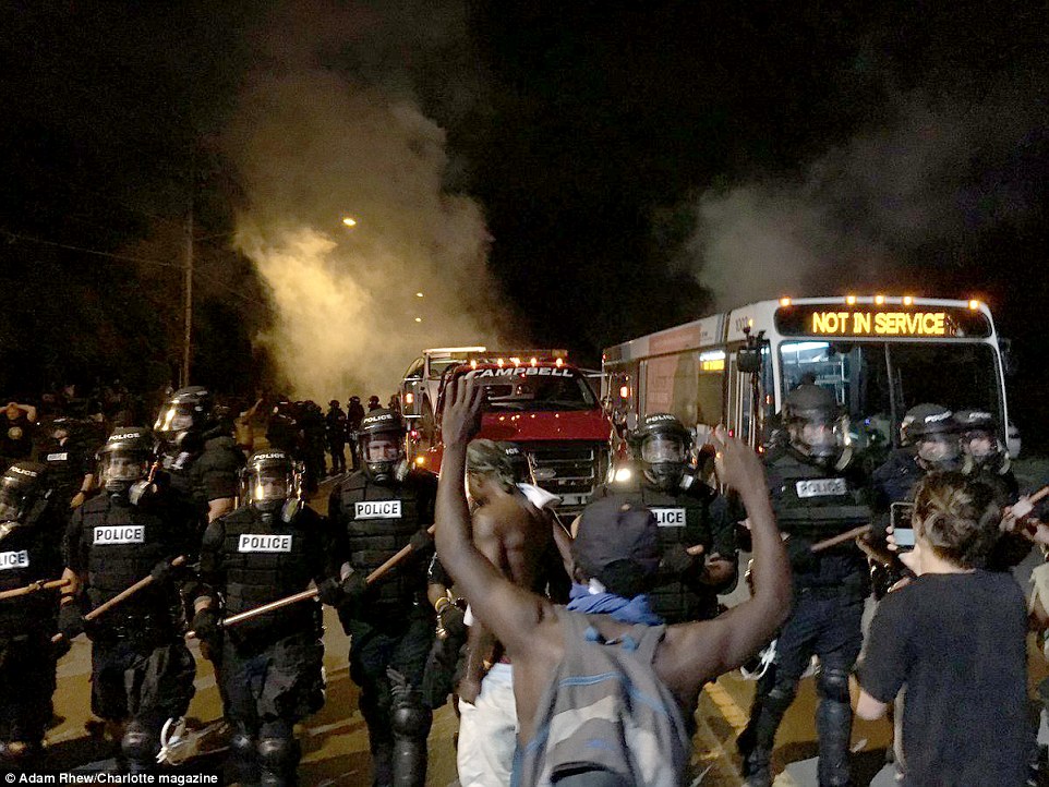 Photos From Last Night's Riot In Charlotte North Carolina