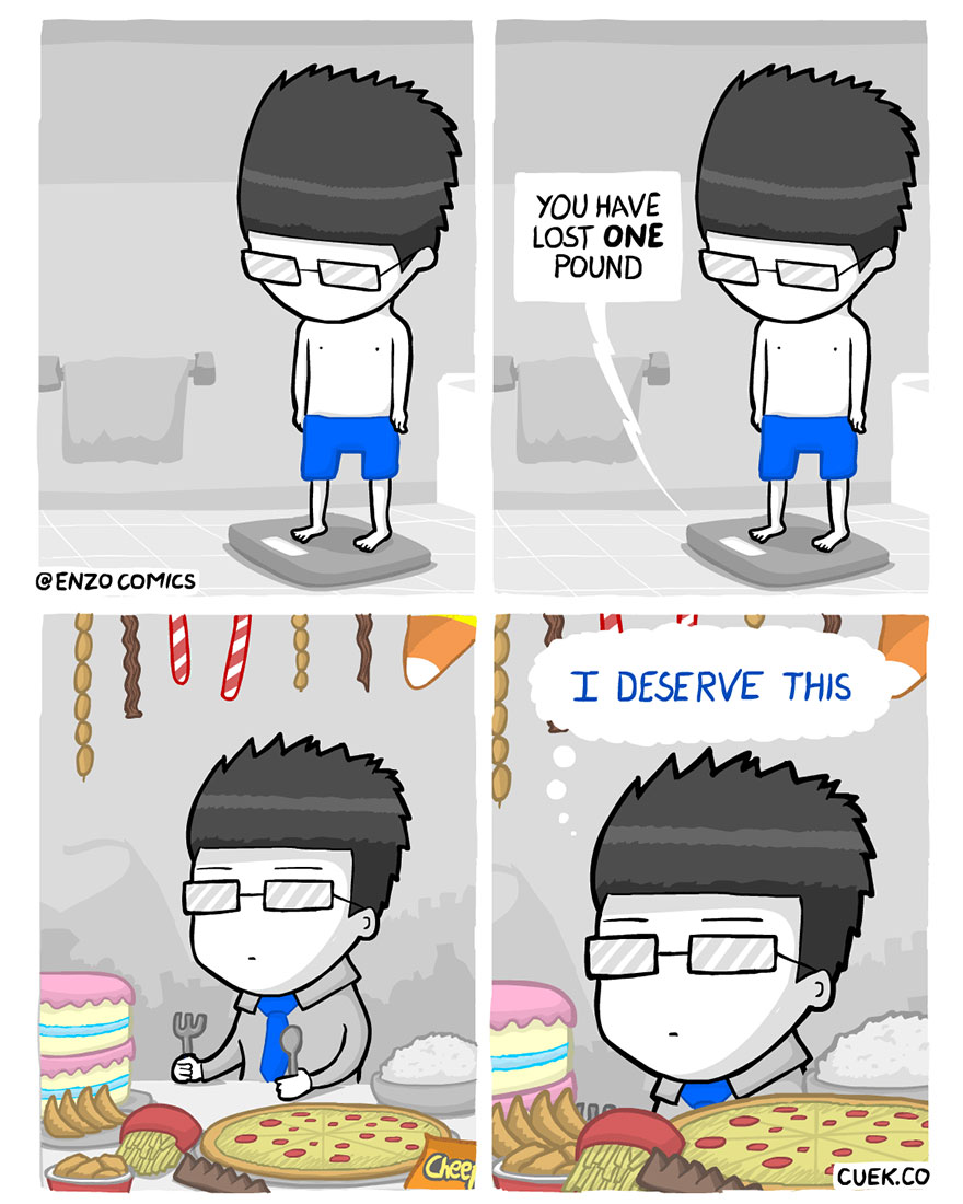 relationship meme of cheer up emo kid comic You Have Lost One Pound Cenzo Comics I Deserve This Cuek.Co