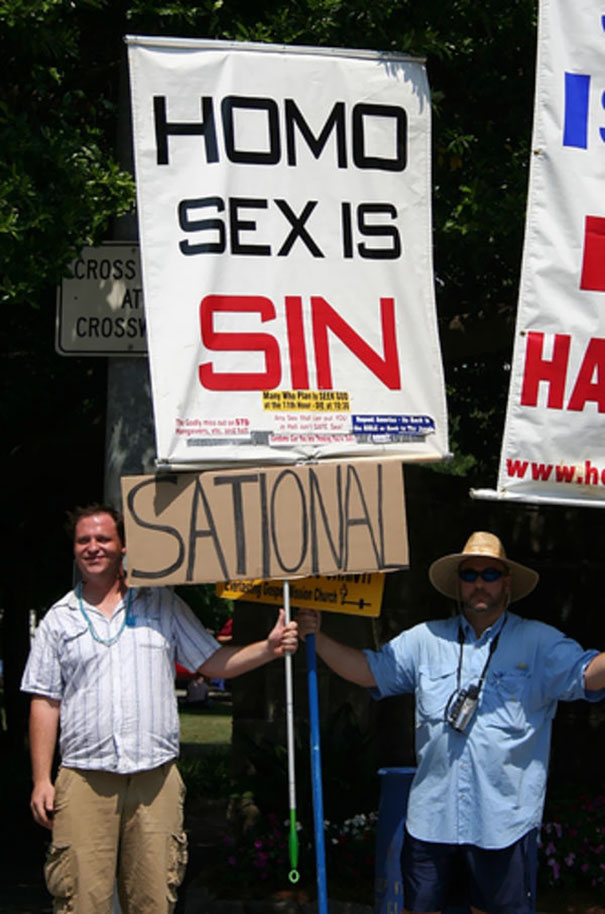 funny protest signs - Homo Sex Is Sin Cross Crossi Want Ht Mod St Dua 2