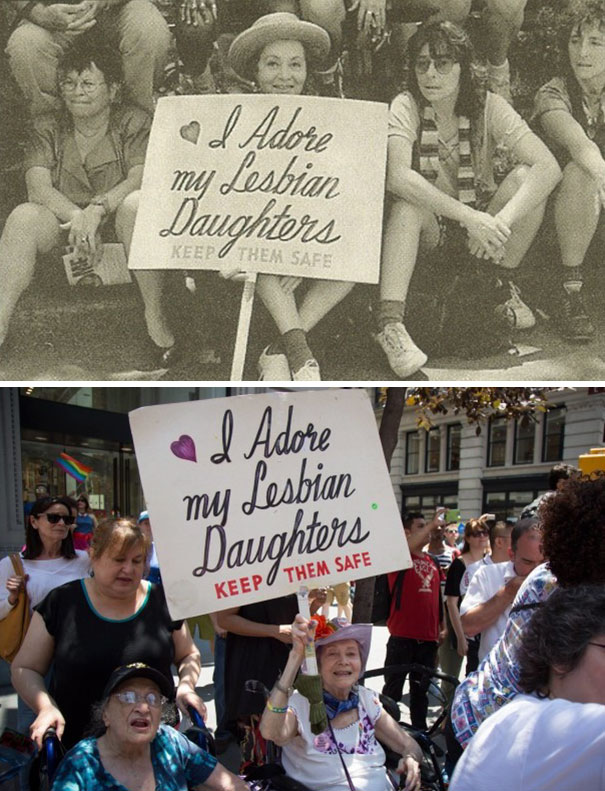 funny protest signs - I Adore my Lesbian Daughters Keep Them Safe ad Adore 0 1. my Lesbian Daughters Keep Them Safe