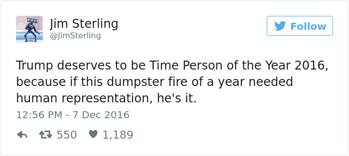 The Internet Reacts To Time Magazine Naming Donald Trump As Person Of The Year
