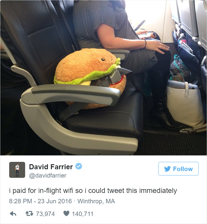 27 Of The Funniest And Most WTF Things Ever Seen On An Airplane