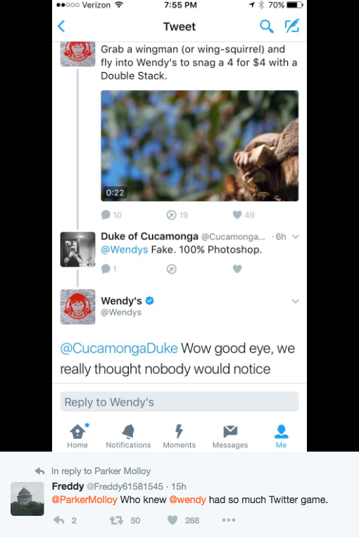 Wendy's Owns A Twitter Troll So Badly He Deletes His Account