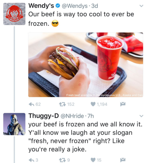 Wendy's Owns A Twitter Troll So Badly He Deletes His Account
