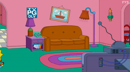 simpsons couch - Tv Dlv