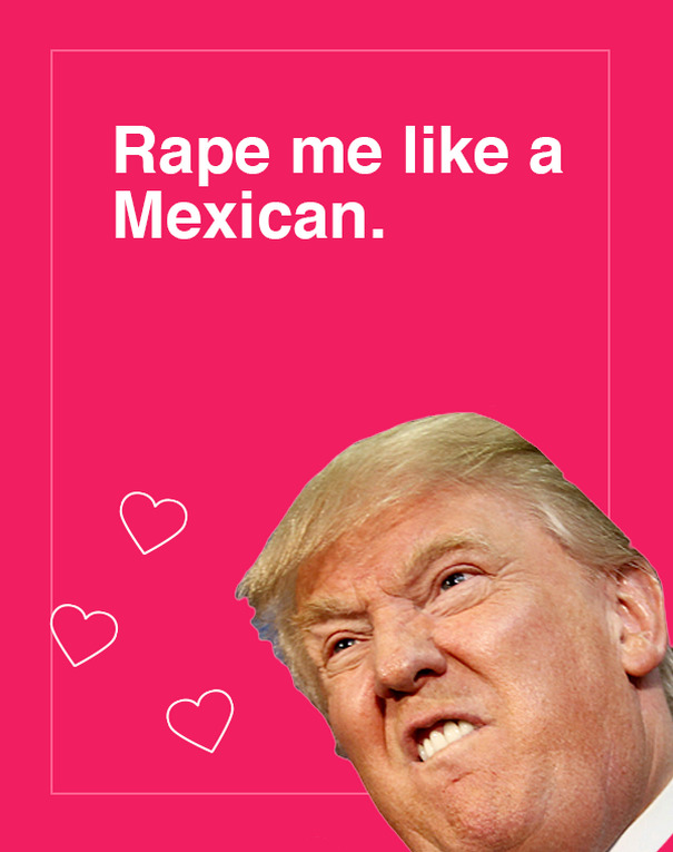 11 Savage AF Donald Trump Valentines Day Cards