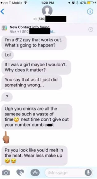 Douche Bag Freaks Out On Tinder Date After She Doesn't Respond Quick Enough
