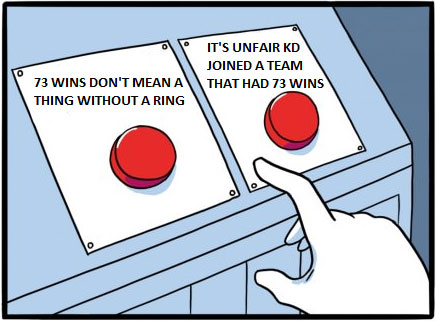 Dank meme about 73 wins without a ring