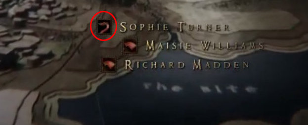 Sophie Turner placed in the wrong house in GOT opener
